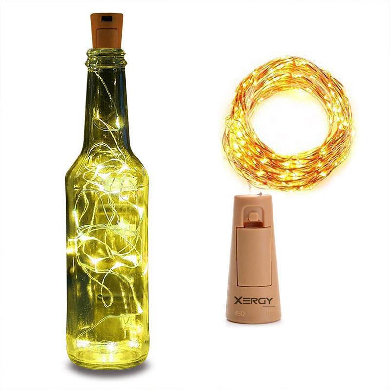 Bottle Cork Lights 2m 20 LEDs (Warm White) - X4Decor