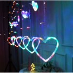 Heart Curtain Lights